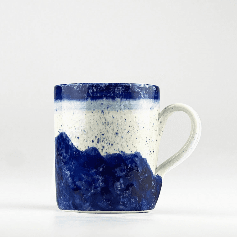Wave Mug, Blue
