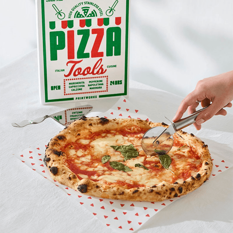 The Essentials Pizza Tools, White Multi