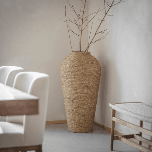 Image showing the Stanton Oversized Vase, Natural product.