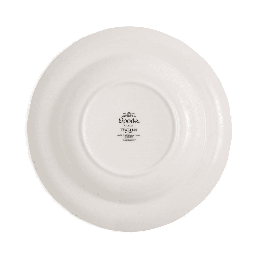 Heritage Italian Set of 4 Soup Plates, Green