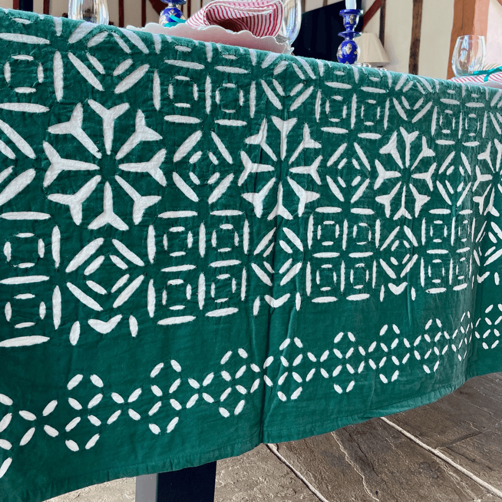 Malaika Applique Tablecloth
