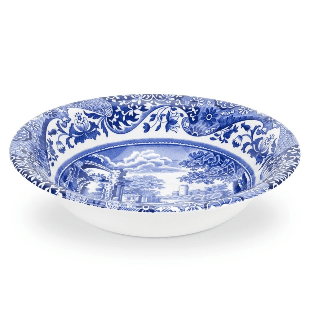 Blue Italian Set of 4 Cereal Bowls