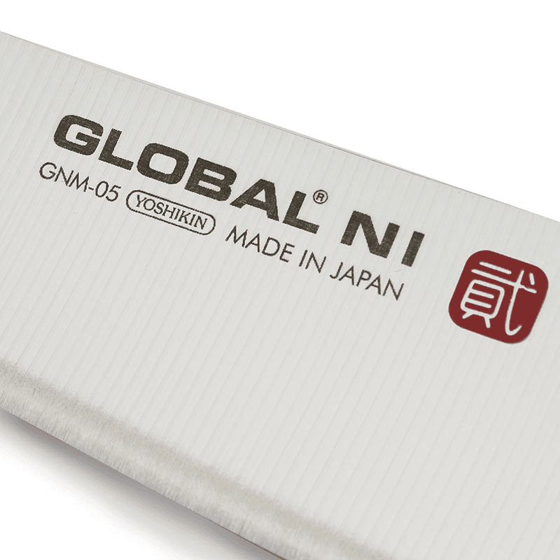 Ni Fluted Oriental Cook's Knife, Silver