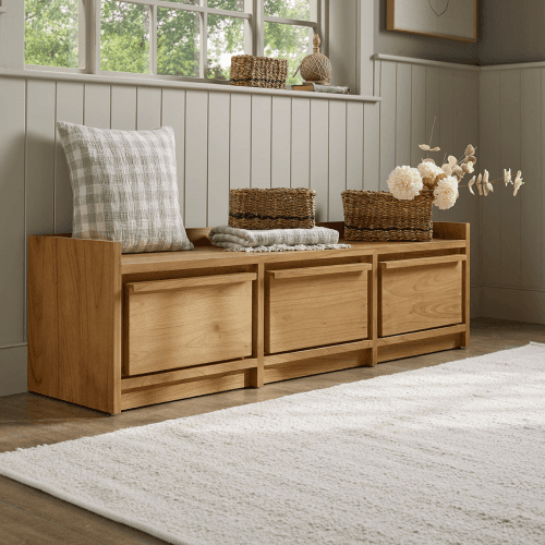 Image showing the Adriana Storage Bench, Natural product.