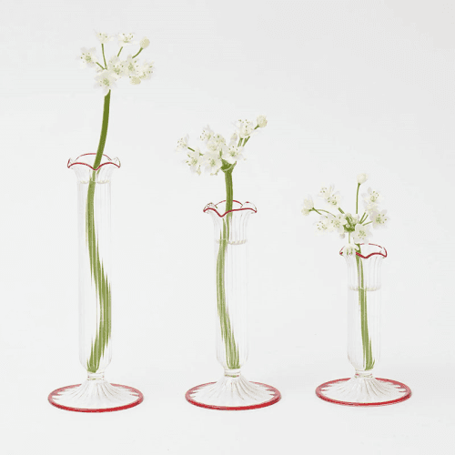 Image showing the Single Stem Set of 3 Bud Vases product.