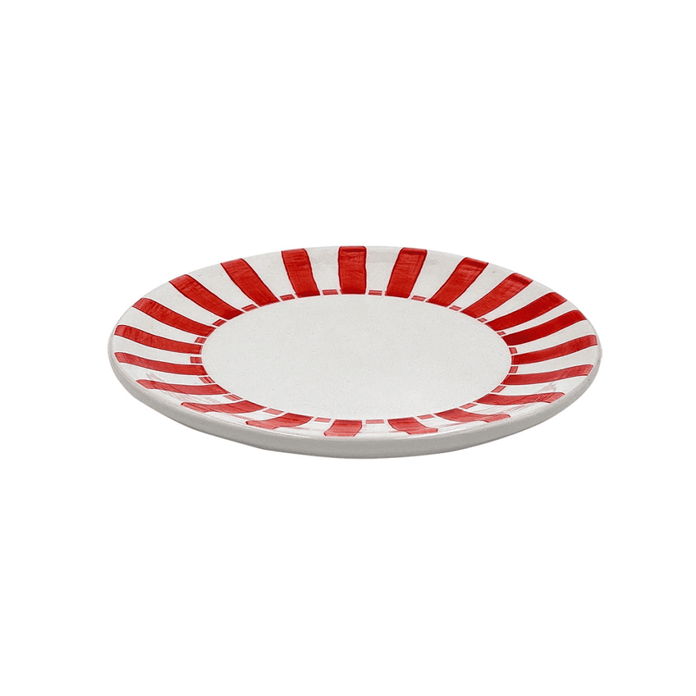 Side Plate, Red
