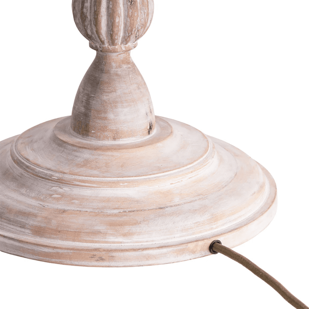 Eloise Floor Lamp, Natural Whitewash