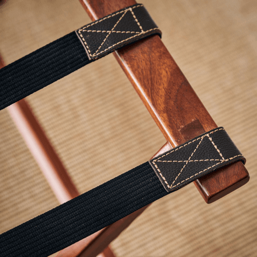Image showing the Theda Luggage Rack, Ironwood product.