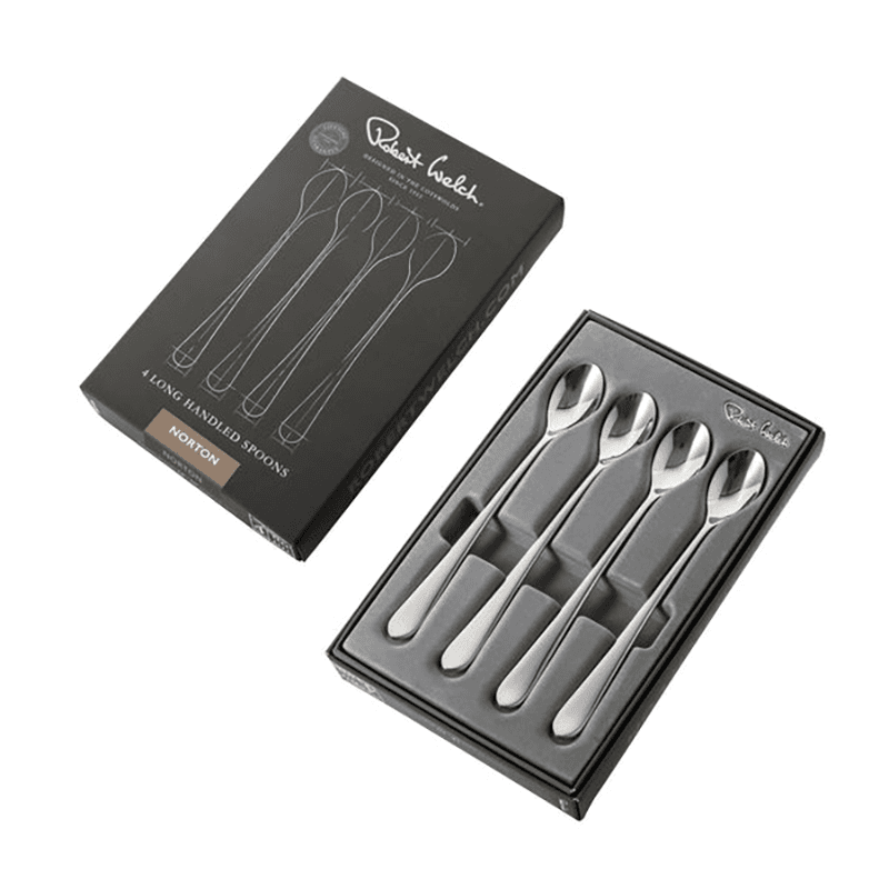 Norton Long Handled Spoon Set, Stainless Steel
