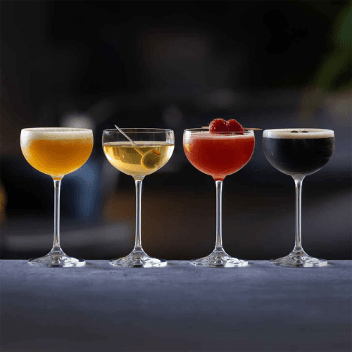Image showing the Nick & Nora Set of 4 Cocktail Glasses product.