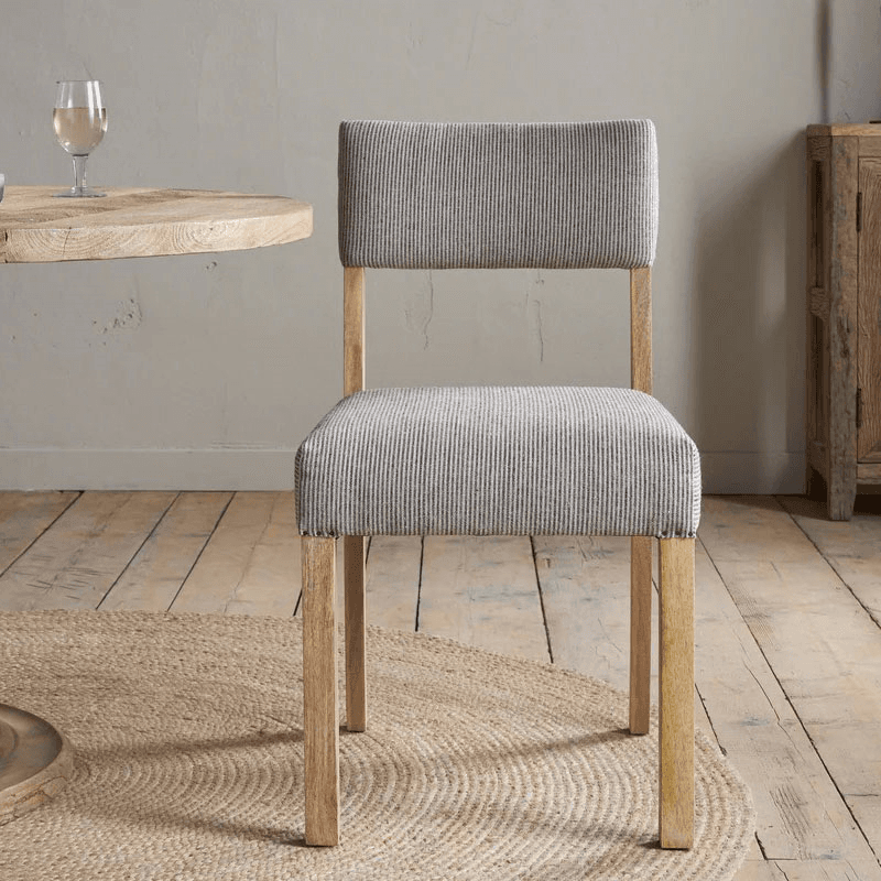 Nadeeka Linen Upholstered Counter Chair, Soft Grey
