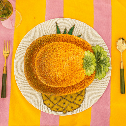 Image showing the Pineapple Plate, Yellow product.