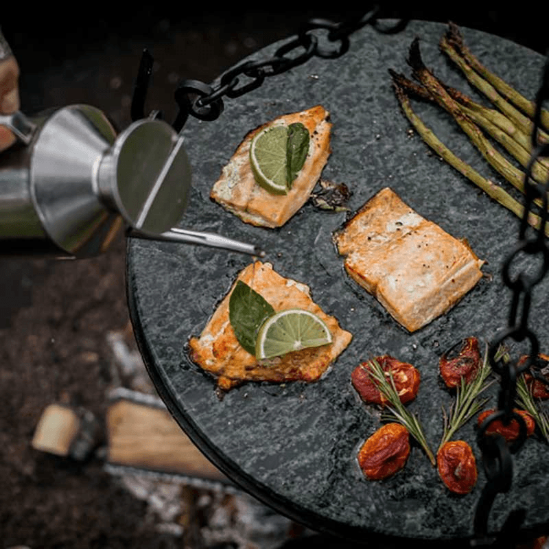 Stone griddle plate, Black