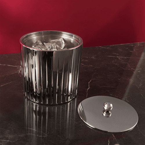 Image showing the Dorset Double Walled Ice Bucket & Lid, 2.2L, Stainless Steel product.