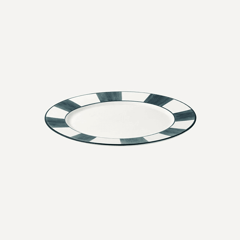 Franjas Dinner Plate, Teal