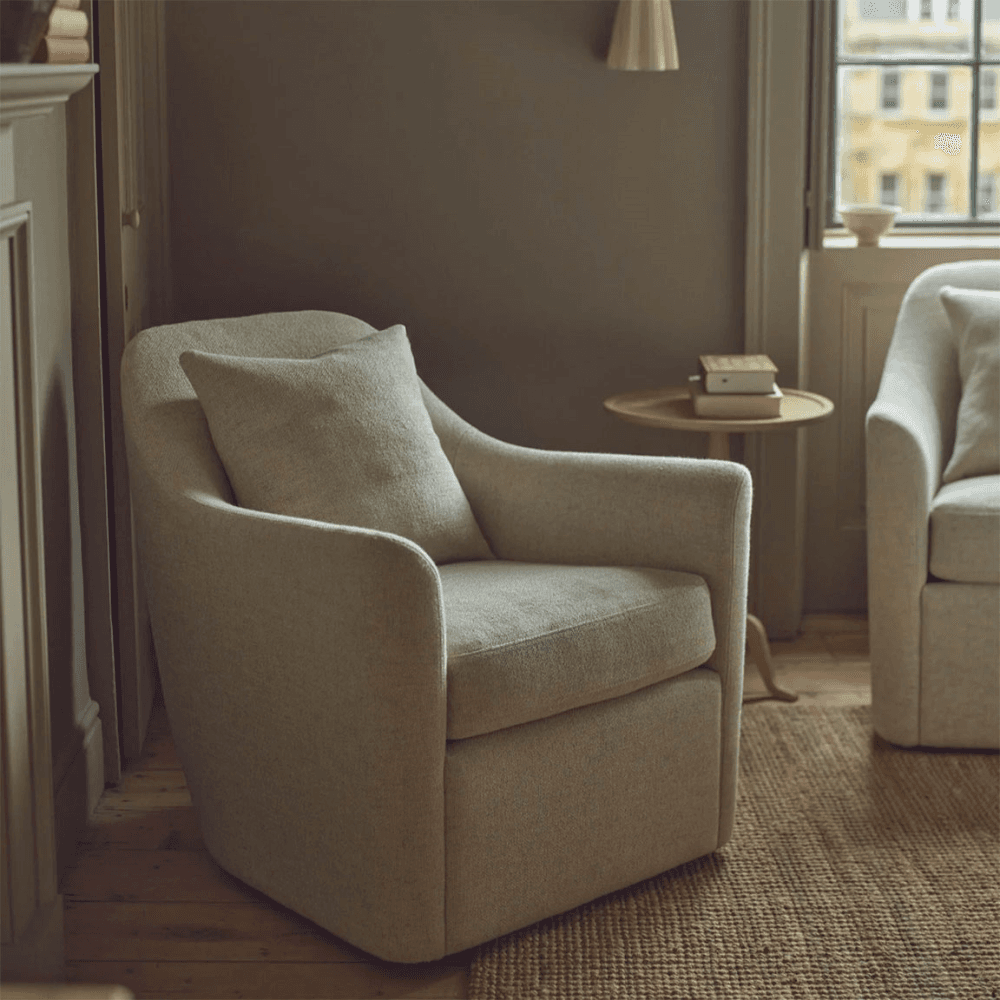 Cleo Swivel Armchair, Millet