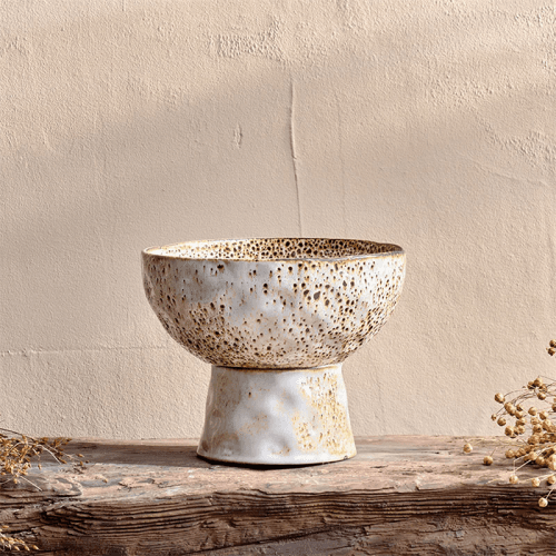 Image showing the Anjuna Reactive Glaze Bowl, White product.