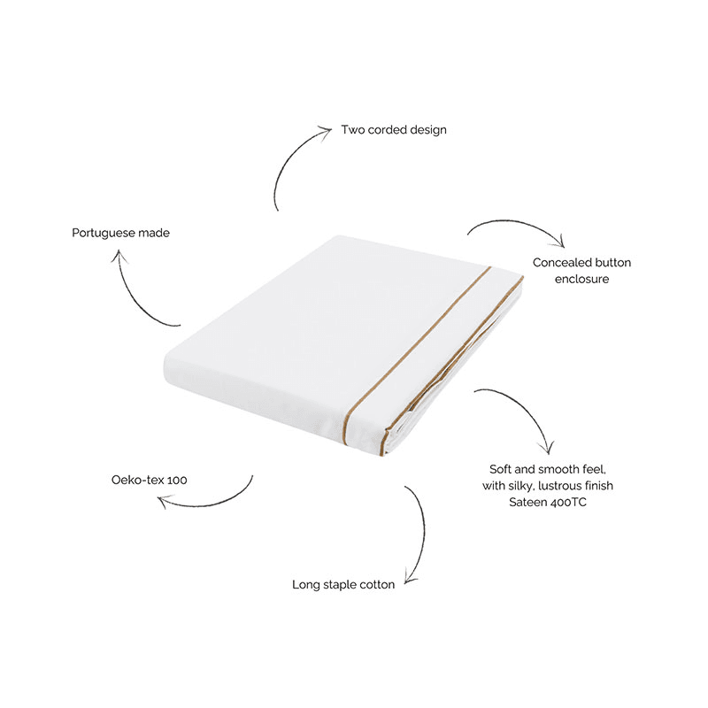 Frame Two Corded Duvet Cover