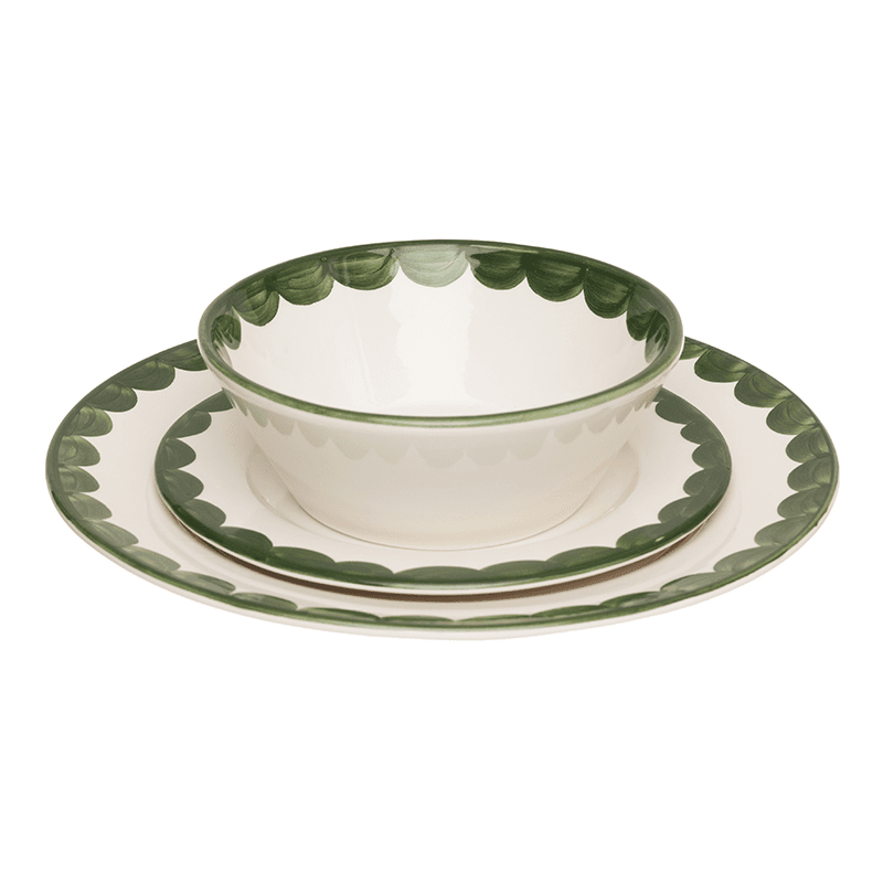 Scallop Set of 2 Dinner Plates