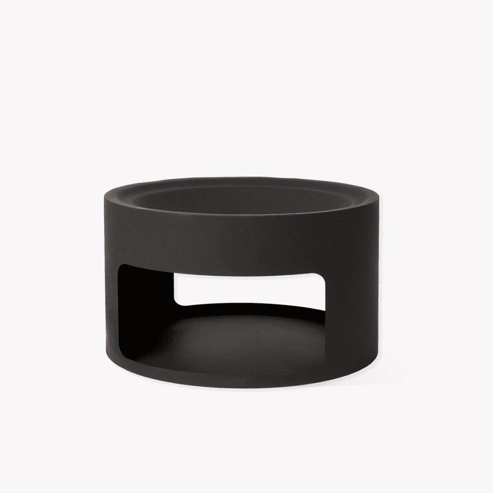 Sarsden Round Fire Pit & Log Store, Steel