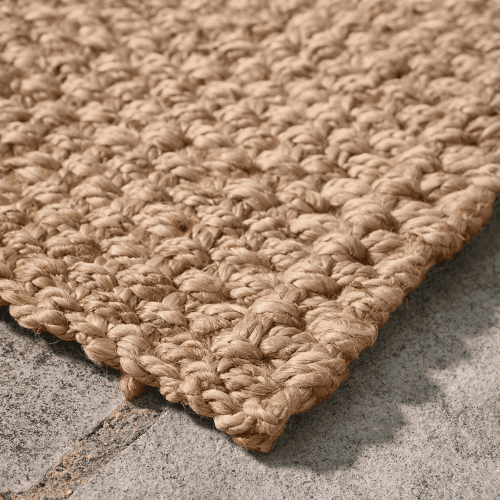 Image showing the Textured Jute Double Doormat, Natural product.