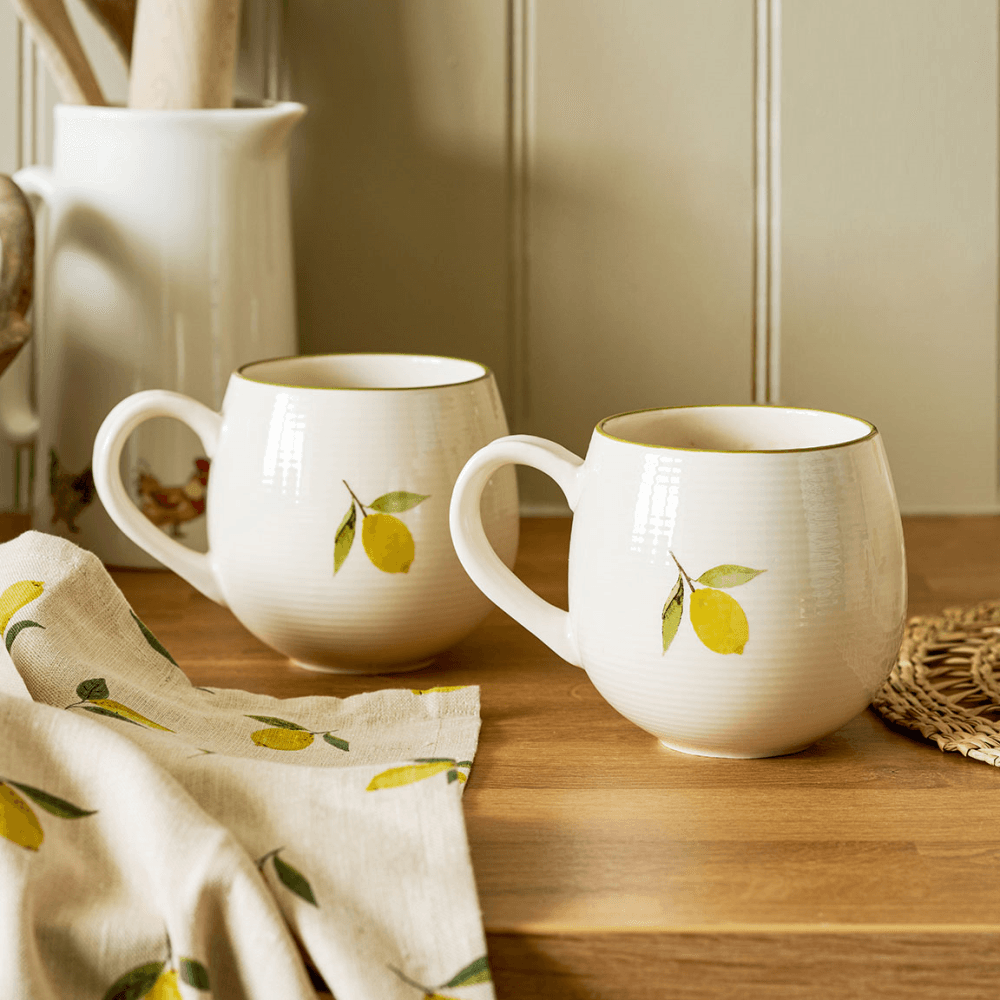 Lemons Mug, Natural