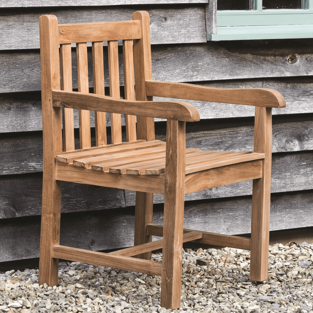 Riverbank Carver Chair, Teak
