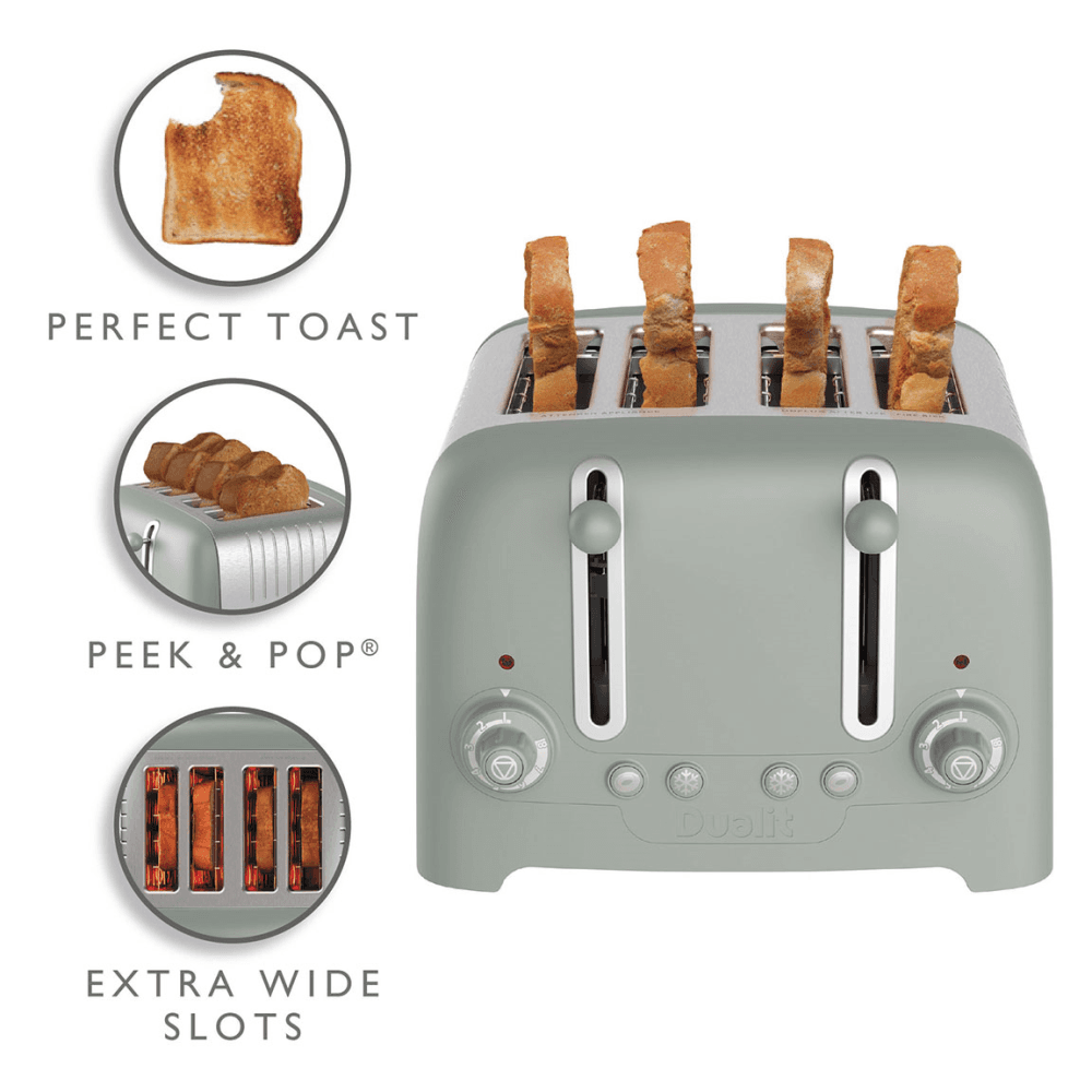 Lite 4 Slot Toaster, Sage