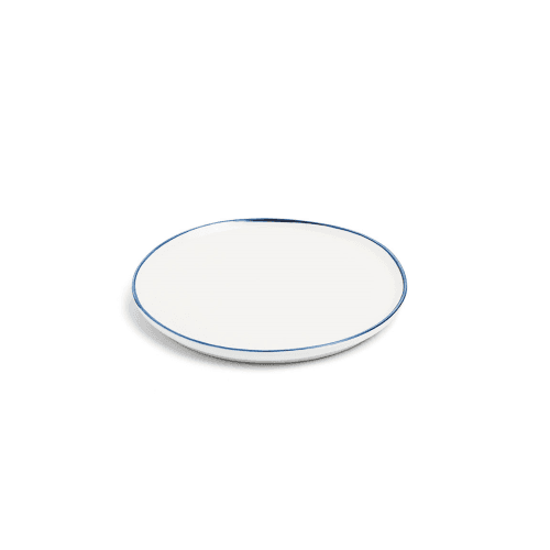 Image showing the Edge Dessert Plate, Blue product.