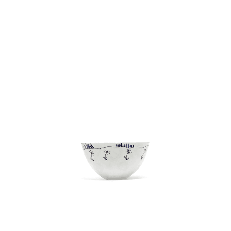 Midnight Flowers by Marni Set of 2 Bowls, Anemone Milk