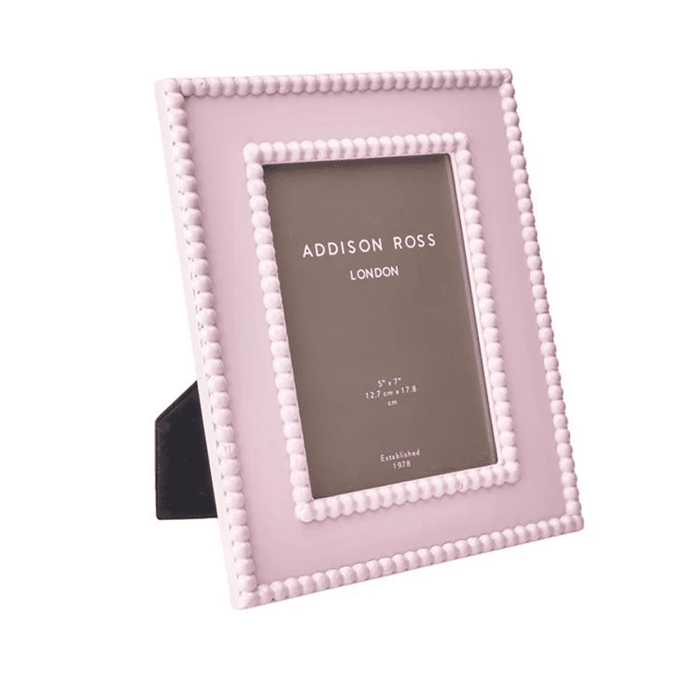Bobbin Lacquer Photo Frame, Pink