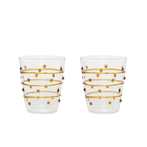 Image showing the Elisa Pair of Tumblers, Dark Amber product.