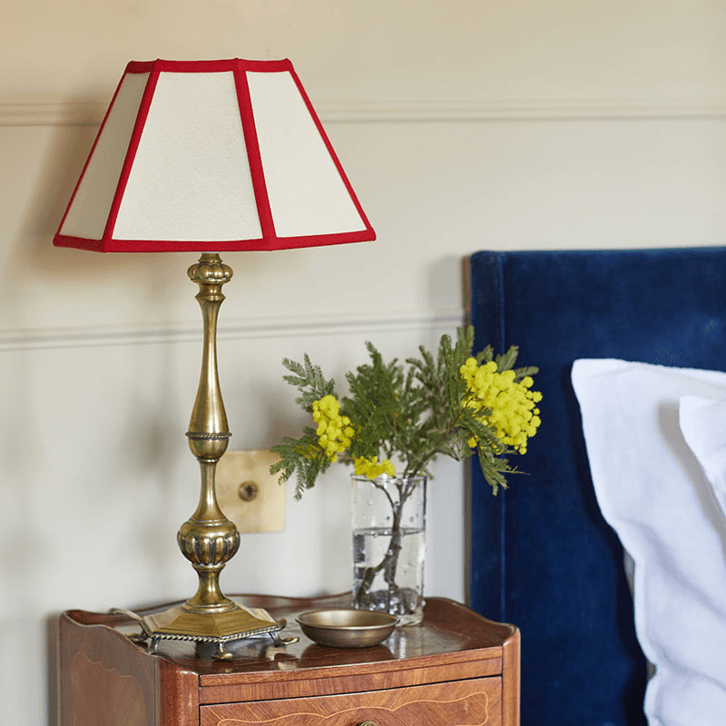 Hexagon Linen Lampshade