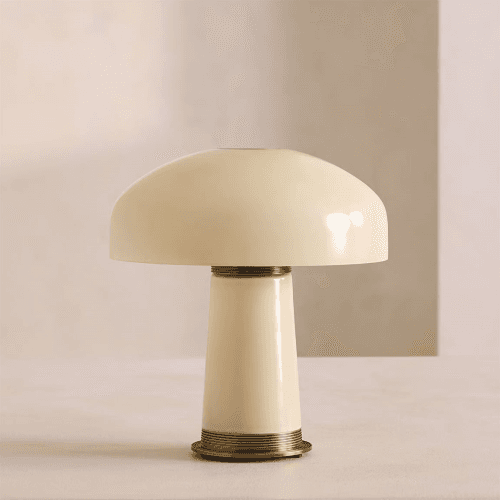 Image showing the Janie Portable Lamp, H25 x W23cm, Cream product.