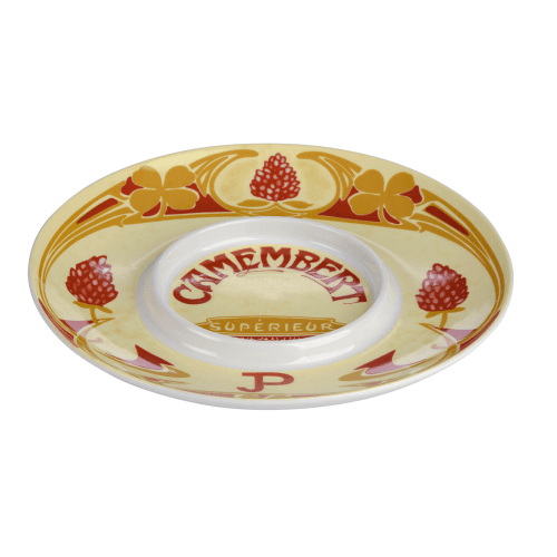 Image showing the Vintage Camembert Baker Platter, Red product.