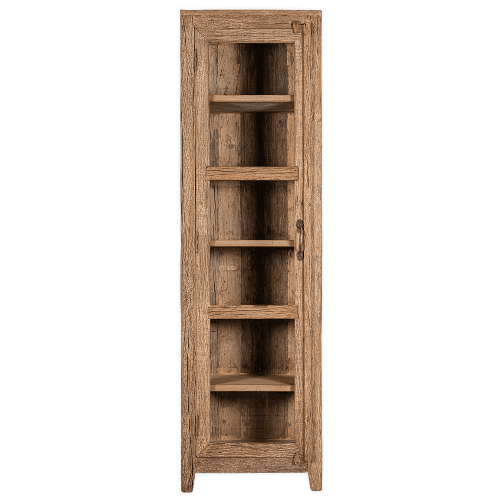 Ibo Reclaimed Wood & Glass Cabinet, Natural