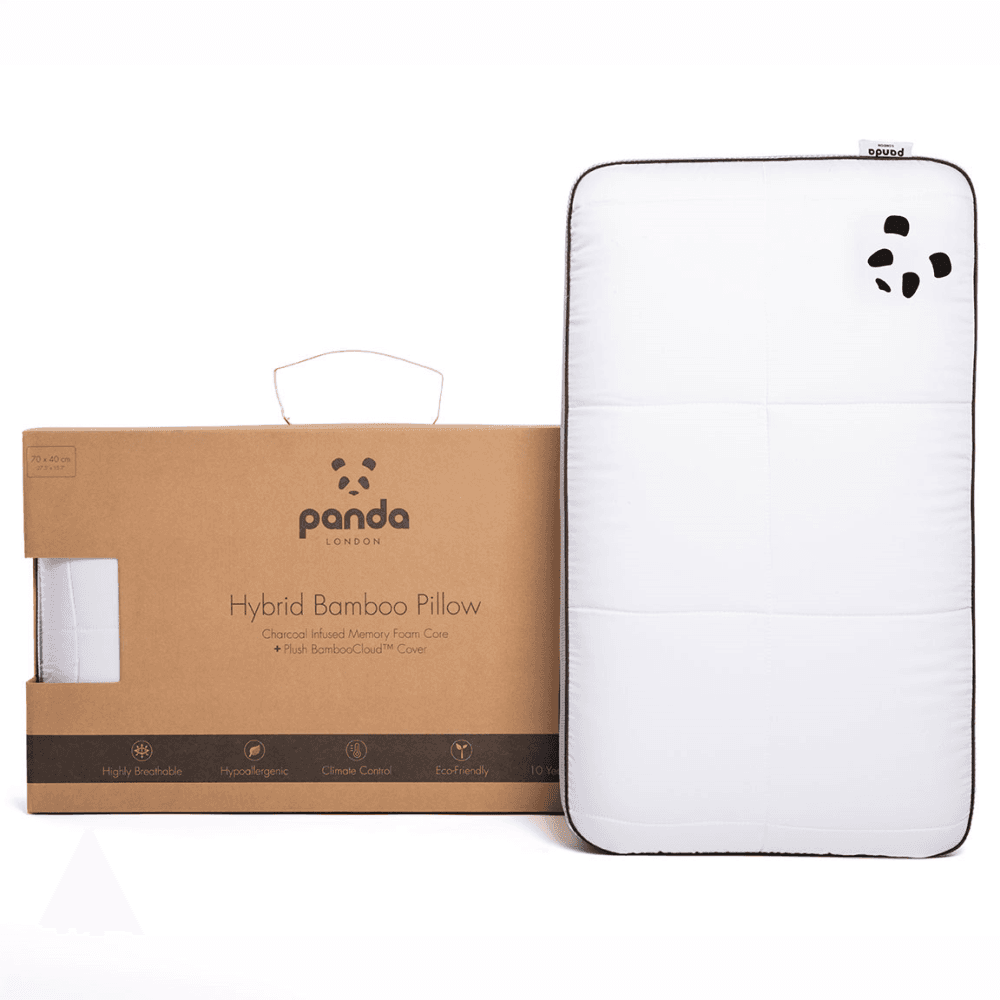 Hybrid Bamboo Pillow, White