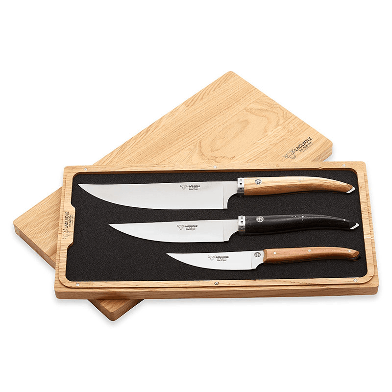 Laguiole en Aubrac Set of 3 Gourmet Kitchen Knives