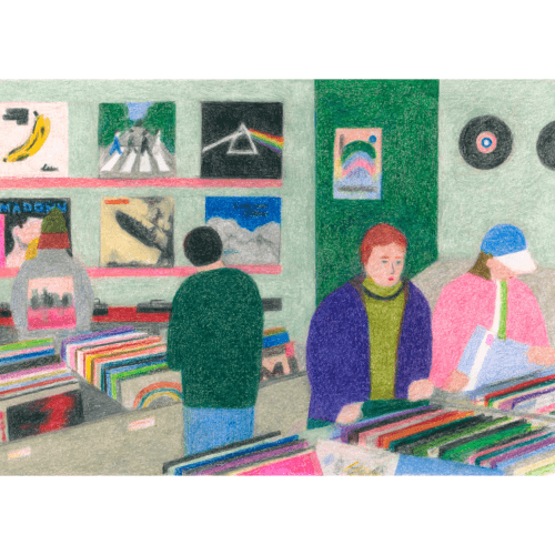 Image showing the Vinyl Shop Print product.