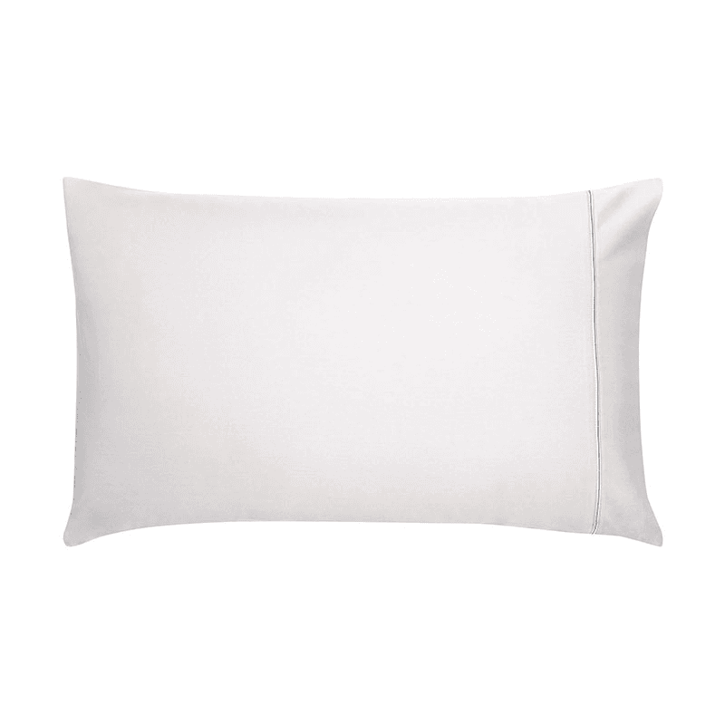 Bob Plain Dye Pillowcase, Silver