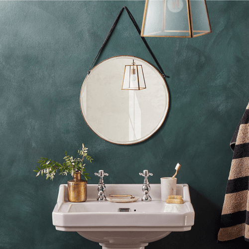Image showing the Bevelled Luxor Mirror, Metal product.