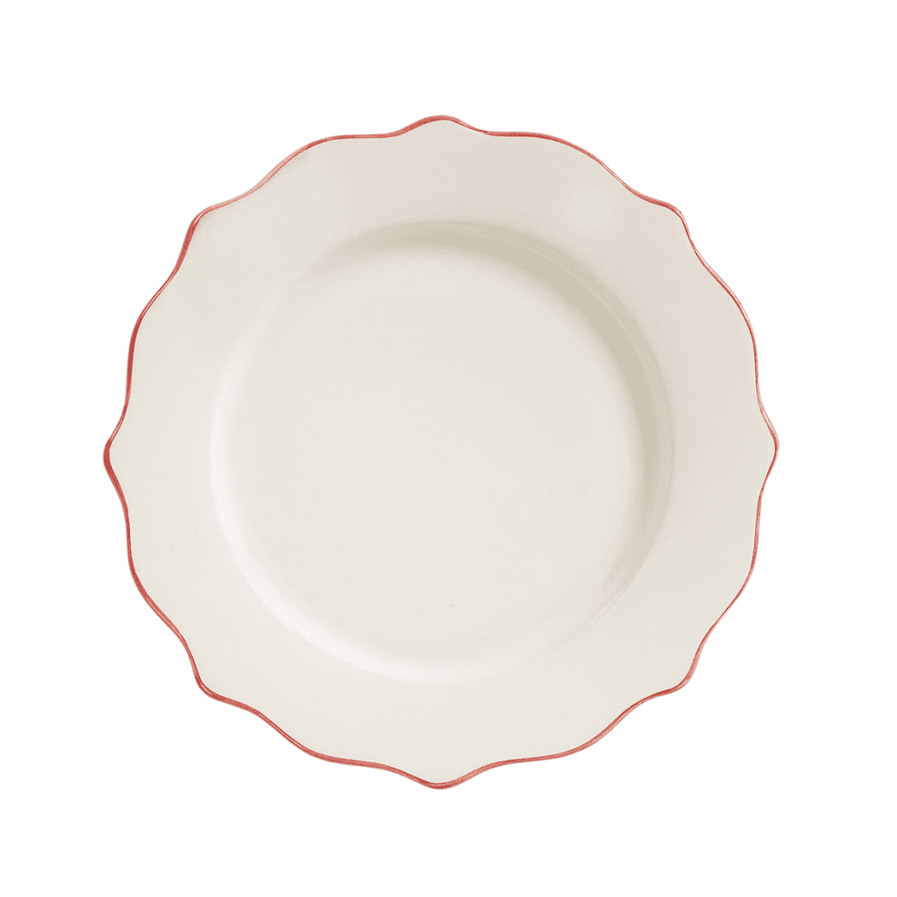 Scalloped Dinner Plate