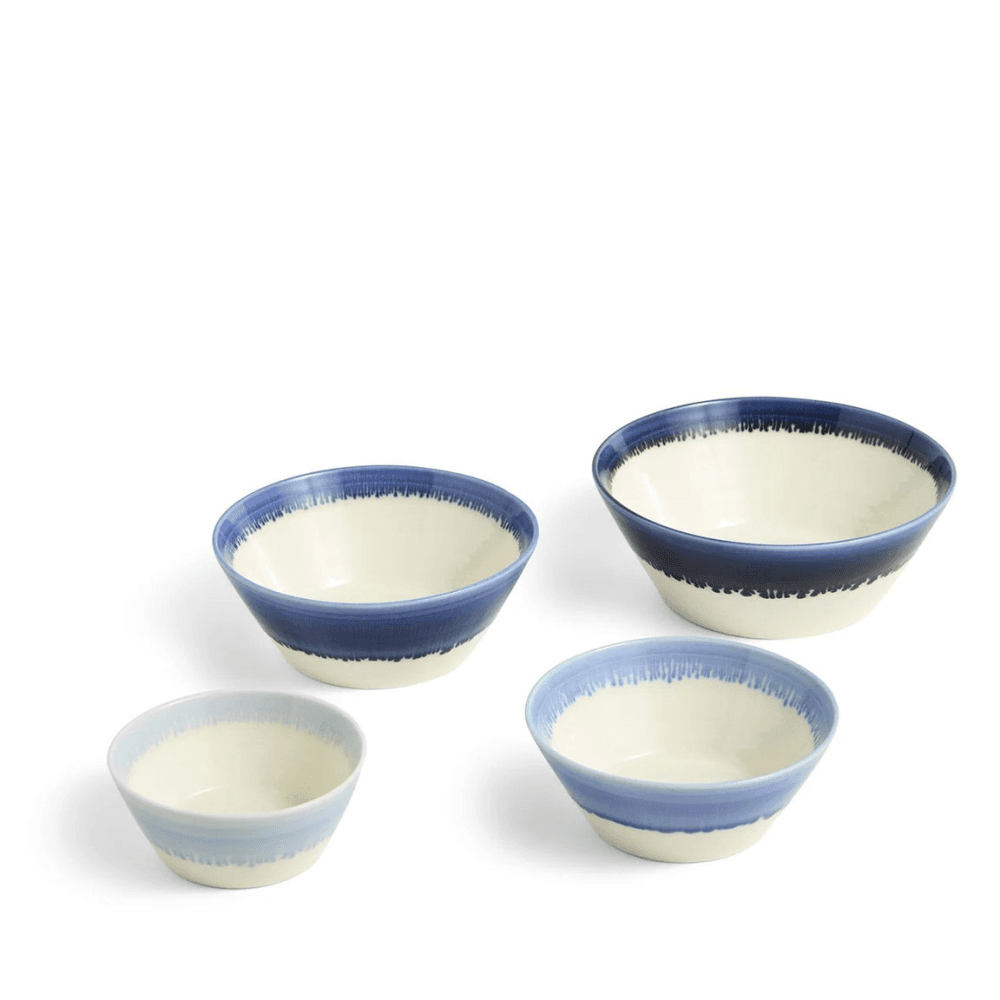 1815 Pacific Set of 4 Stacking Bowls, Blue