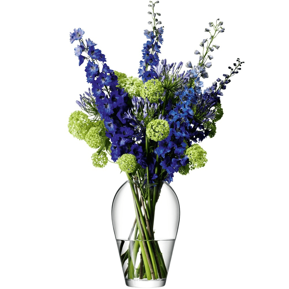 Flower Grand Bouquet Vase, clear