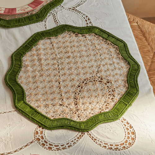 Image showing the Deco Placemat, 41 x 41cm, Green product.