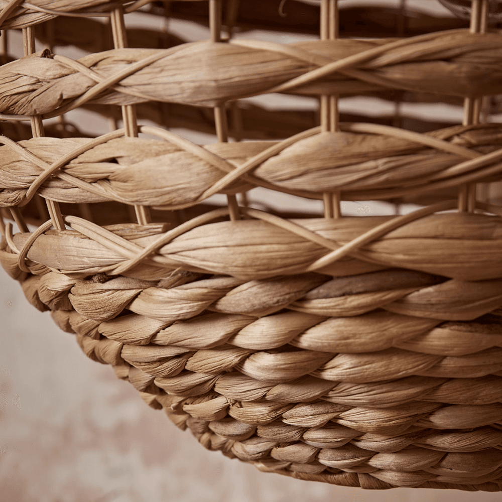 Seagrass Round Pendant, Natural