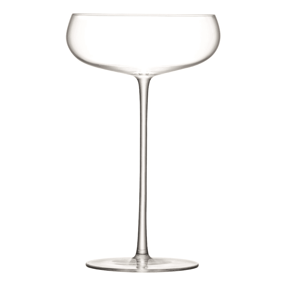 Wine Culture Pair of champagne saucer, clear