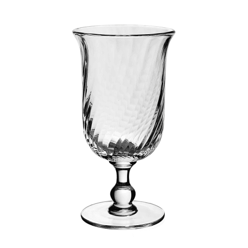 Image showing the Waves Footed Vase, H21.5cm, Clear product.