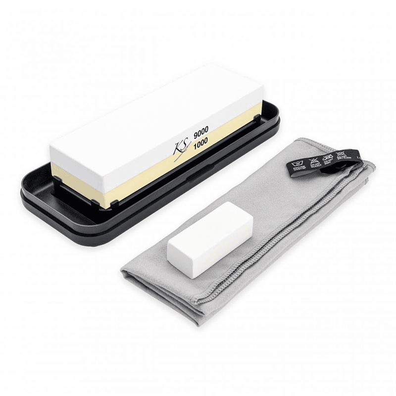 Katana Saya Super Fine/Medium Sharpening Set, 1000/9000 Grit