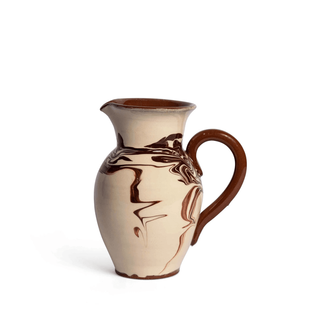 Marbre Marbled Jug, Brown